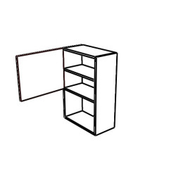 Microondas 1 puerta y 1 estante